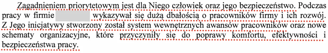 Pozytywne opinie polityki Jakuba Regulskiego w zakresie BHP
